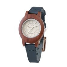 ナフカ(nafka)の腕時計 レディース メンズ ユニセックス ペアウォッチ 木製 メープル オリーブ 牛革 クオーツ