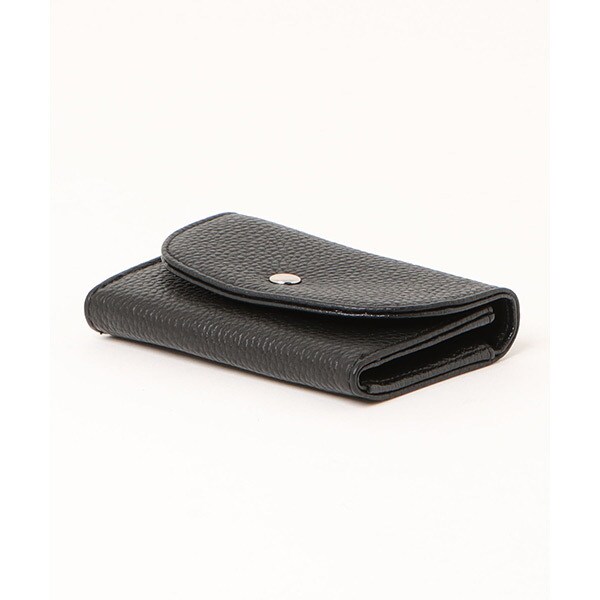 So Black☆フラップウォレット使いやすい定番サイズ COMPACTZIPWALLETMCEO_010003_FR