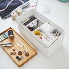 山崎実業 tower 裁縫箱 タワー  4903208050609 ソーイング 裁縫道具 収納 | タワー(tower)