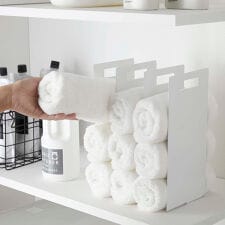 山崎実業 tower 連結タオル収納ラック タワー 2個組 | タワー