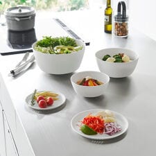 山崎実業 tower 傾けて混ぜやすい調理ボウル タワー 5点セット 電子レンジ対応 | タワー(tower)