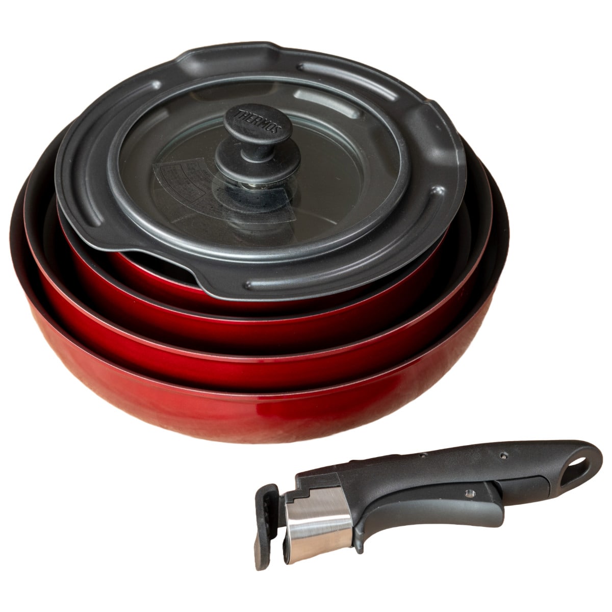 [�}���C]�T�[���X �����̂Ƃ��t���C�p��8�_�Z�b�g IH�Ή� ���E�n���h���� �H��@�Ή� KSD-8A/THERMOS�i�T�[���X�j�iTHERMOS�j ONE