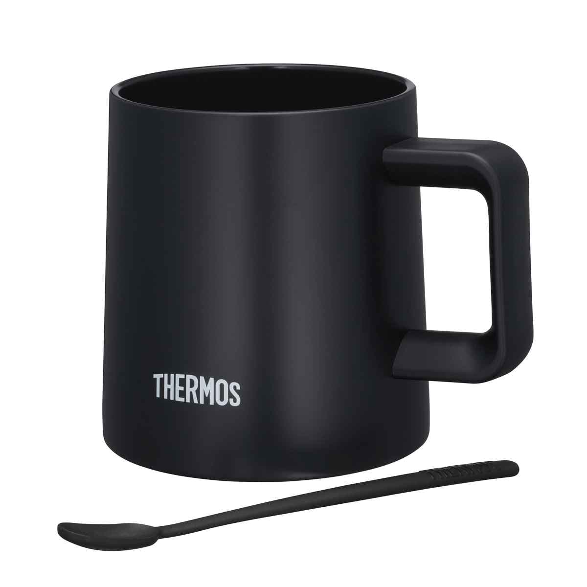 [�}���C]�}�O�J�b�v 350ml �ۉ� �ۗ� �^��f�M JDZ-350 �X�e�����X/THERMOS�i�T�[���X�j�iTHERMOS�j �u���b�N