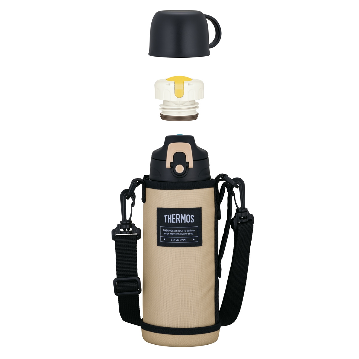 [�}���C]�T�[���X ���� 800ml �^��f�M2�E�F�C�{�g�� FJJ-802WF/THERMOS�i�T�[���X�j�iTHERMOS�j �x�[�W���u���b�N