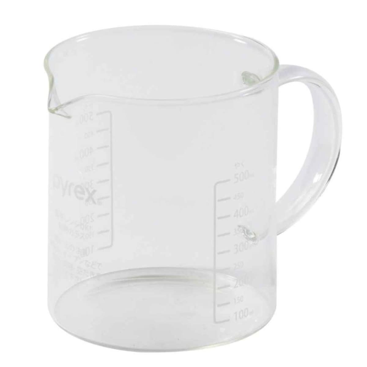 [�}���C]PYREX �v�ʃJ�b�v 500ml �n���h���t�� ���W���[�J�b�v/���r���O�[�g�ilivingut�j �z���C�g
