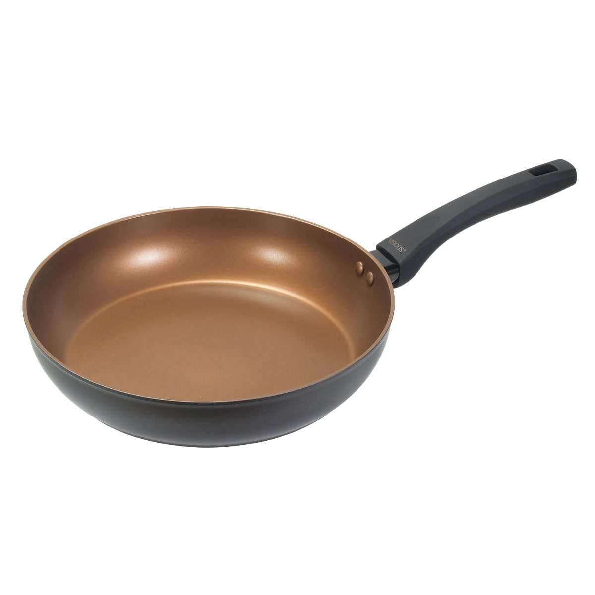 [�}���C]�t���C�p�� 28cm IH�Ή� VISIONS GOLD Coating /���r���O�[�g�ilivingut�j �u���b�N