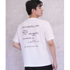【HANGTEN/ハンテン】天竺バックプリントTシャツ