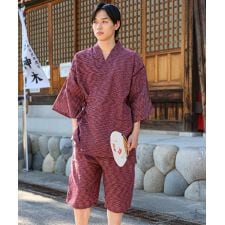 シールワークス(SEAL WORKS)のしじら織甚平