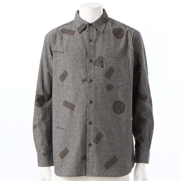 【KANSAI YAMAMOTO HOMME/カンサイヤマモトオム】ダンガリープリントシャツ