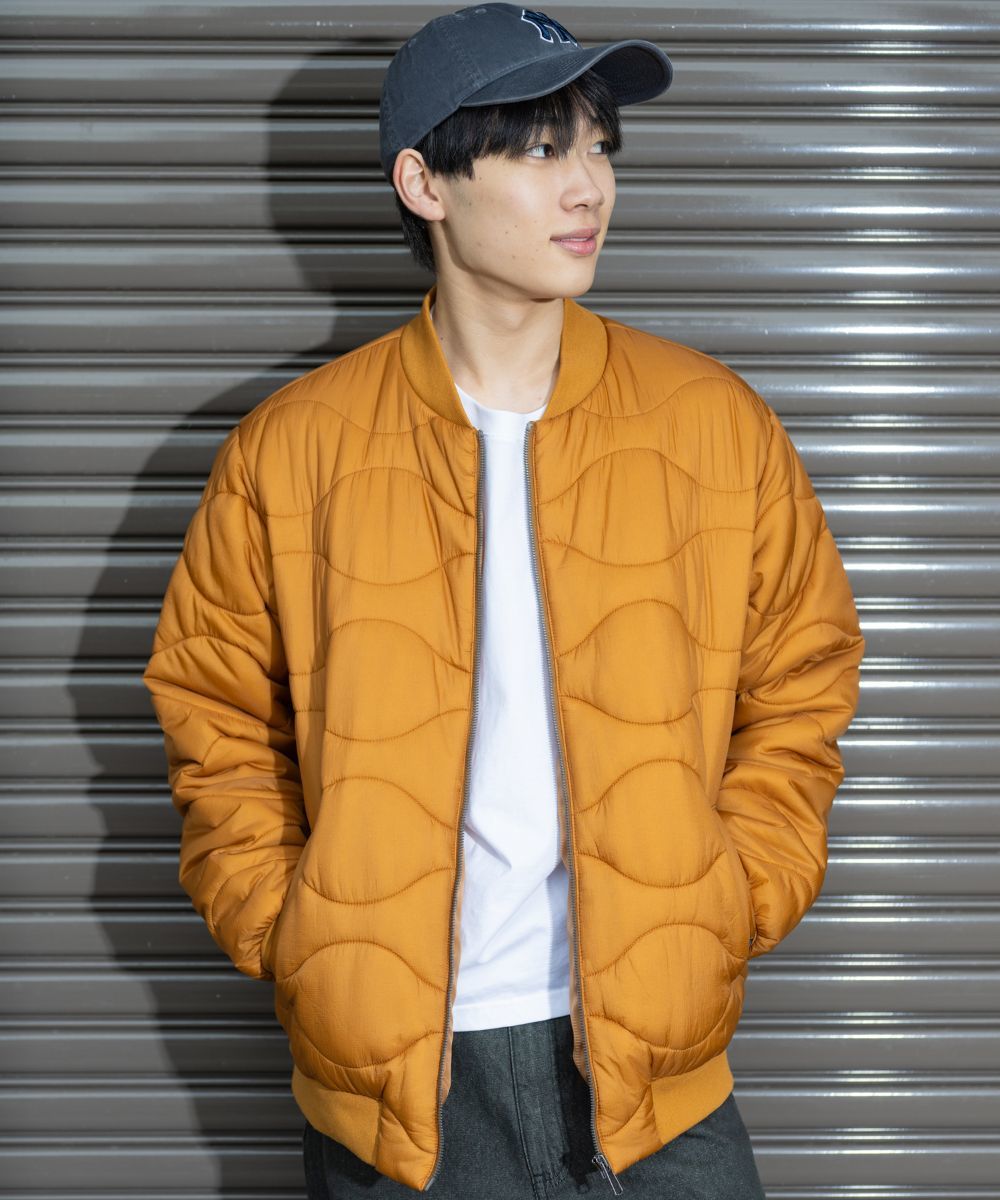 撥水／防風／ストレッチ／中綿入りスタンドジャケット | クラフト