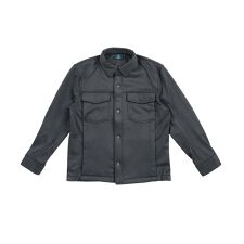 【HOLIDAY WALK/ホリデイウォーク】スウェード調オーバーシャツジャケット