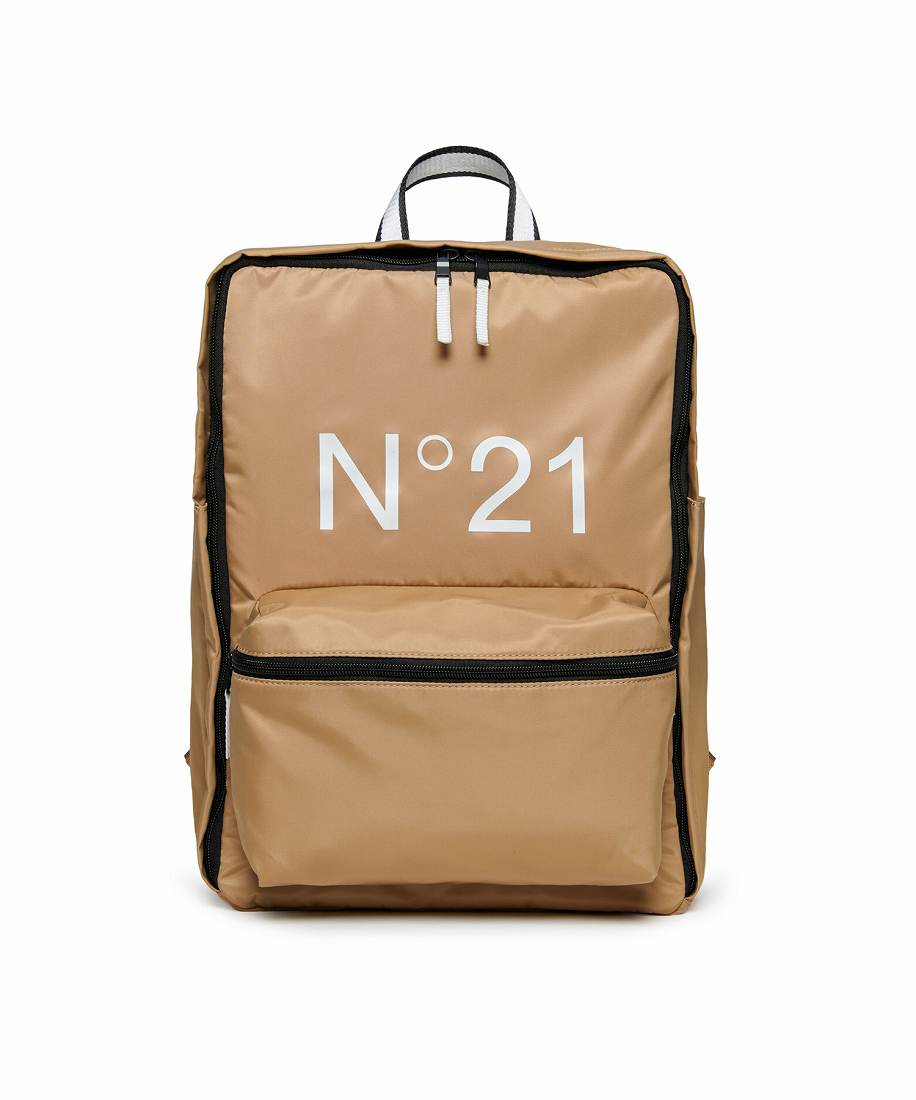 ヌメロヴェントゥーノ n゜21 リュック N°21 Kids & Junior ブランドロゴバックパックリュック | ヌメロ