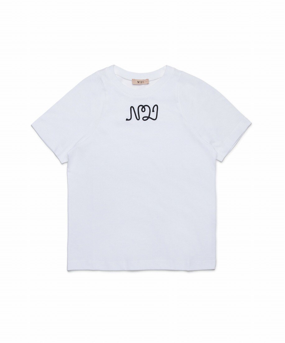N°21 ヌメロヴェントゥーノ　ロゴTシャツ　10Y 新品未使用【ラスト2】 N°21 Kids & Junior ロゴ半袖Tシャツカットソー | ヌメロ