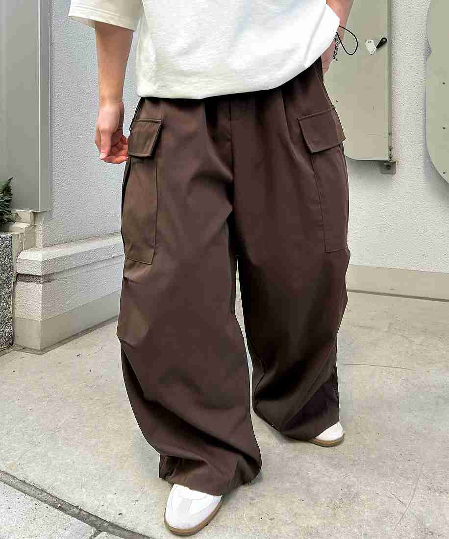 Confirm セットアップ対応 ミリタリーワイドカーゴパンツ Confirm セットアップ対応 ミリタリーワイドカーゴパンツ