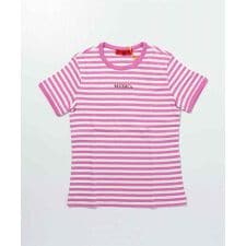 MAX&Co. ワンポイントブランドロゴボーダー半袖Tシャツ
