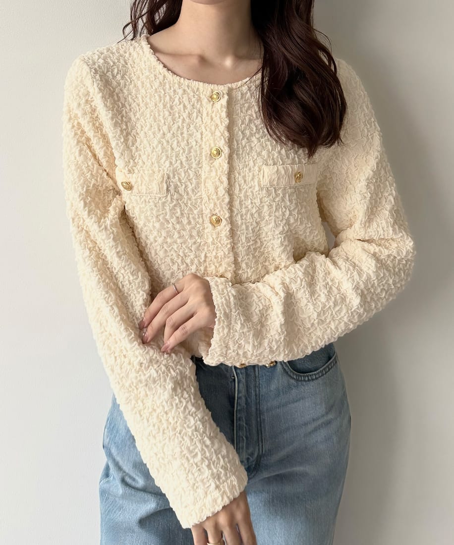 ジェイダ GYDA SQUARE gyda MOLDアメスリニットトップス