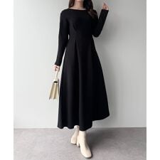 ミピアール(mipiarl)のmipiarl 　バックリボンフレアカットワンピース