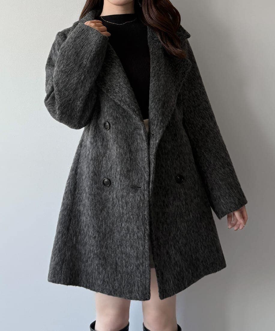 mipiarl ステンカラーロングレディコート | ミピアール(mipiarl