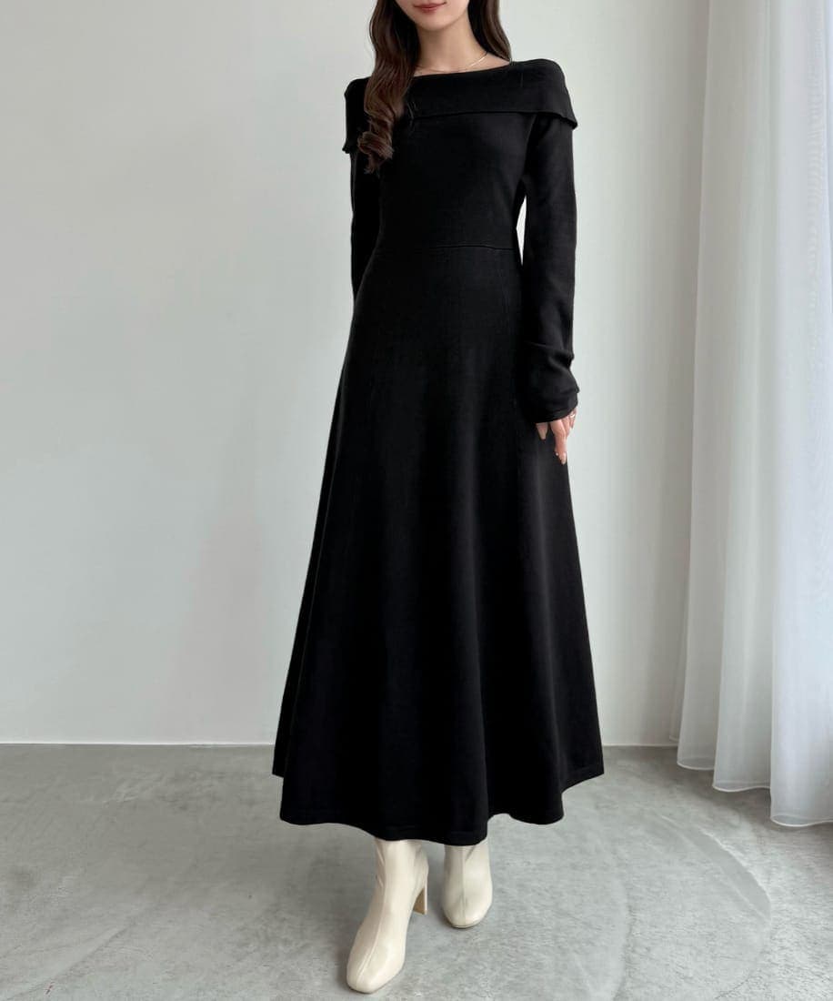 CENEA スパンコールショートニット＋ティアードキャミワンピース