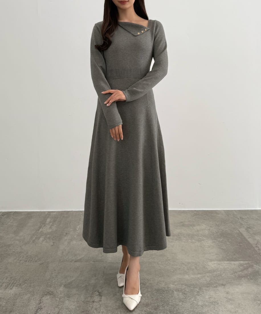 CENEA スパンコールショートニット＋ティアードキャミワンピース set