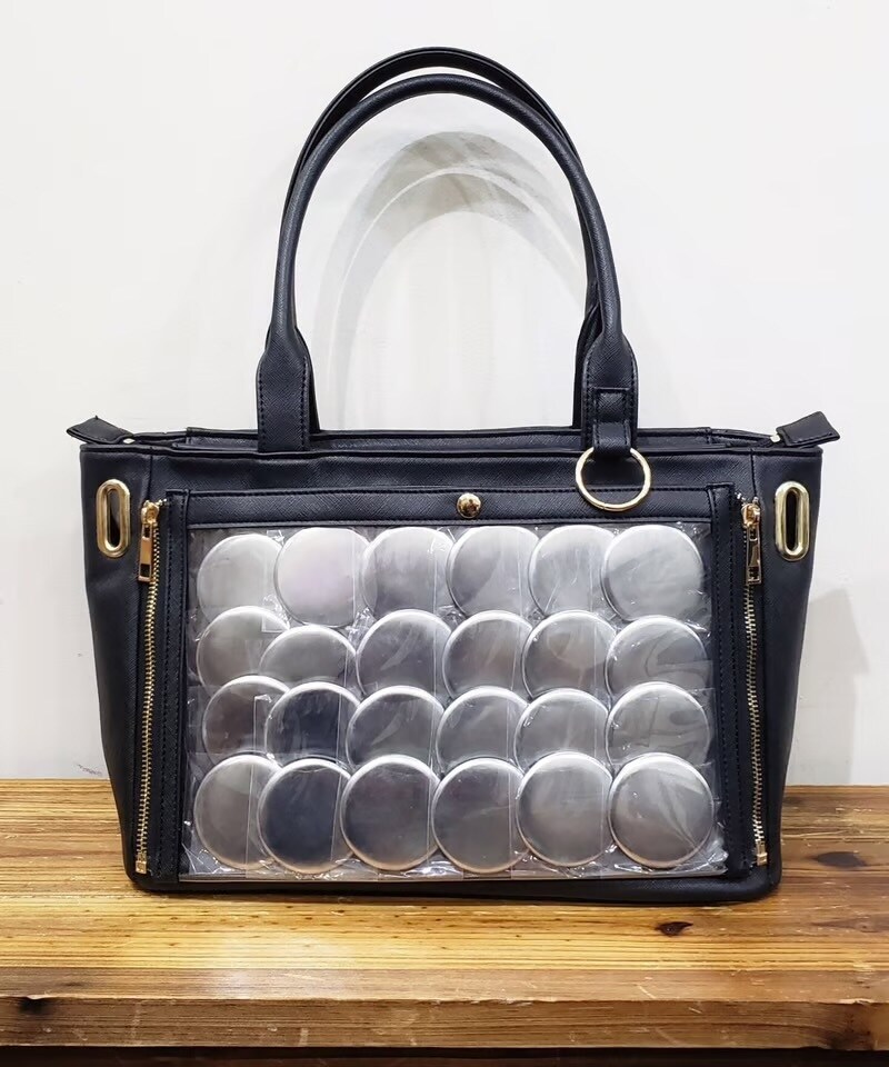 クルア　回転式　Msizeトート隠せる　推し活　痛バッグ