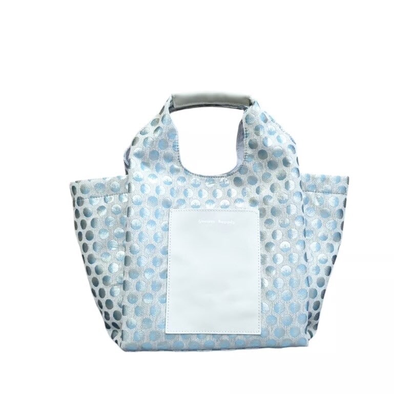 グリームサプライ（Gream Supply）/シープレザー付属丸型パッチ2wayバッグ 丸型革付属パッチ2wayトートバッグ | グリームサプライ(Gream Supply