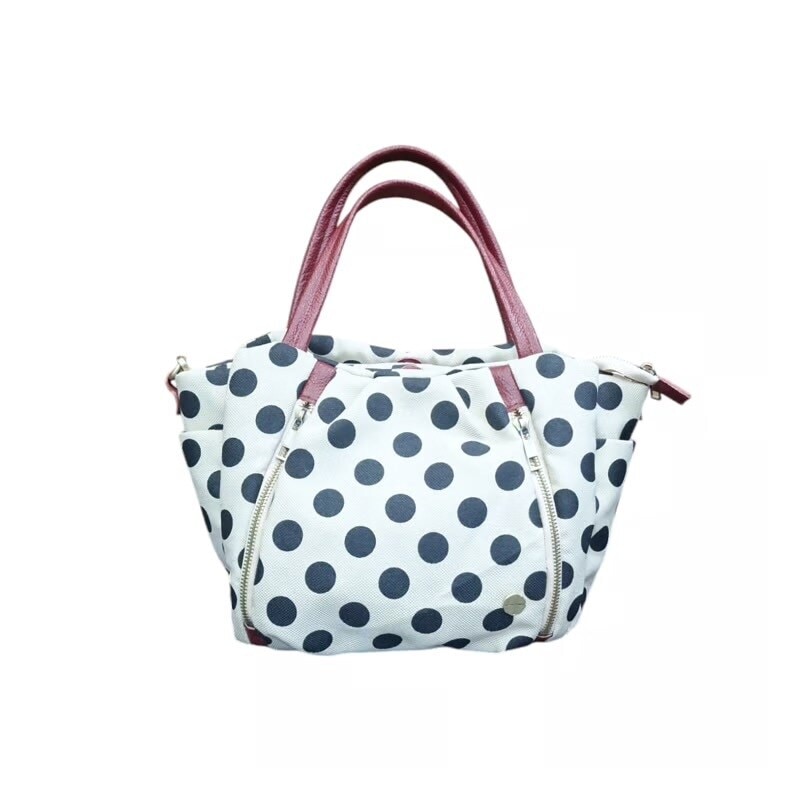 牛革付属ドット柄2wayバルーンバッグ | グリームサプライ(Gream Supply