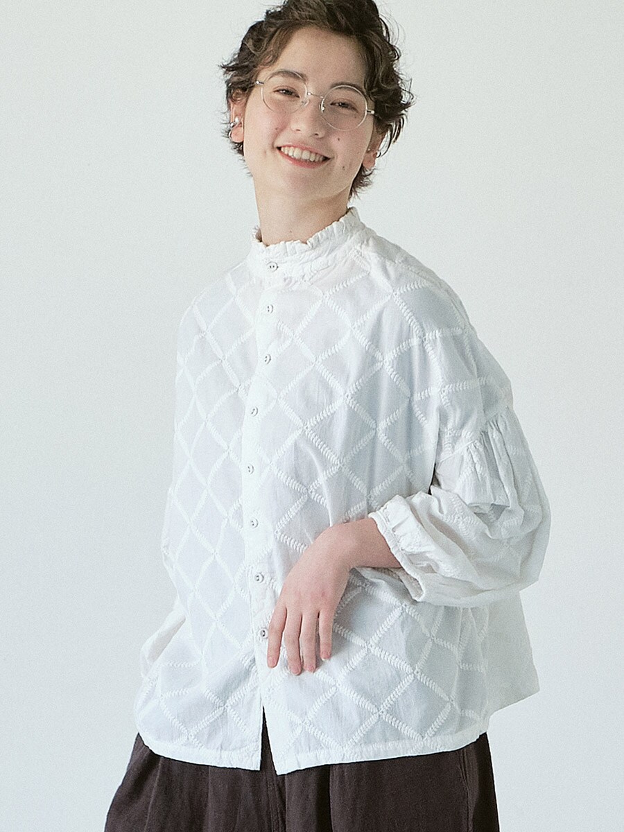 シアービッグカラーブラウス | エウクレイド(EUCLAID) | マルイウェブ