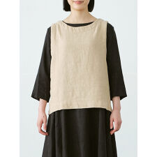 2WAYベスト　綿麻キャンバス　【M～3L】 【大きいサイズ】