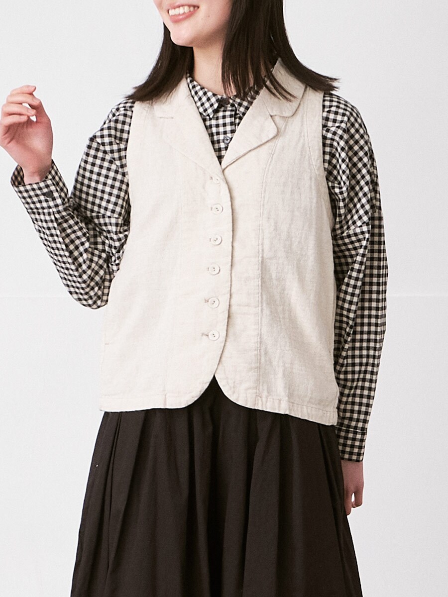大きいサイズ】 9号・15号(M・3L) リネンタッチジレ | サブ ストリート