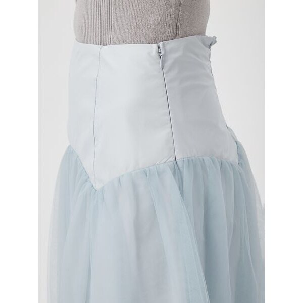 ニットセットチュールタフタワンピース | ファーファー(FURFUR