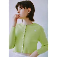 リボン刺繍カーディガン