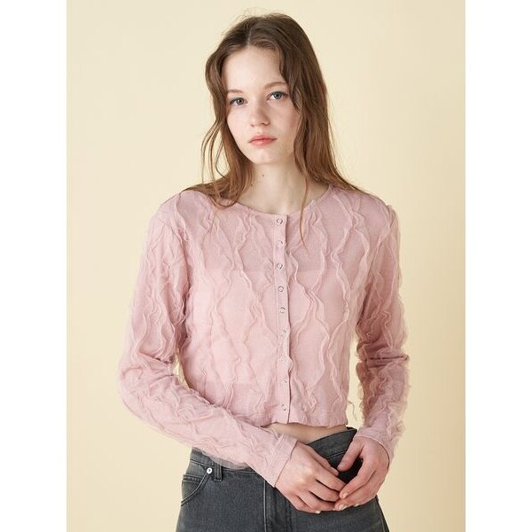 FURFUR ハイウエスト ワークパンツ ピンク furfur ハイウェストワーク