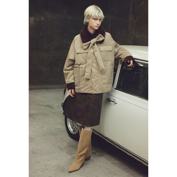 パデットボウタイワークブルゾン | ファーファー(FURFUR) | マルイ