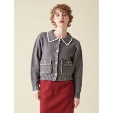 ファーファー(FURFUR)の【限定カラー】ツイーディニットジャケット