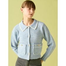 ファーファー(FURFUR)の【限定カラー】ツイーディニットジャケット