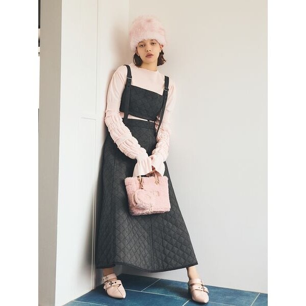 パールフリンジニットワンピース | ファーファー(FURFUR) | マルイ