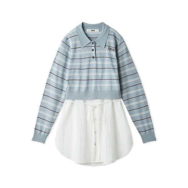 フリル袖ポロニット | ジル バイ ジル スチュアート(JILL by JILL