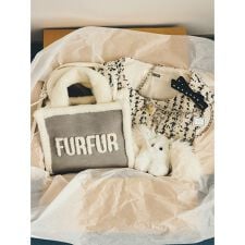 【WEB・一部店舗限定カラー】ムートンロゴトートバッグ