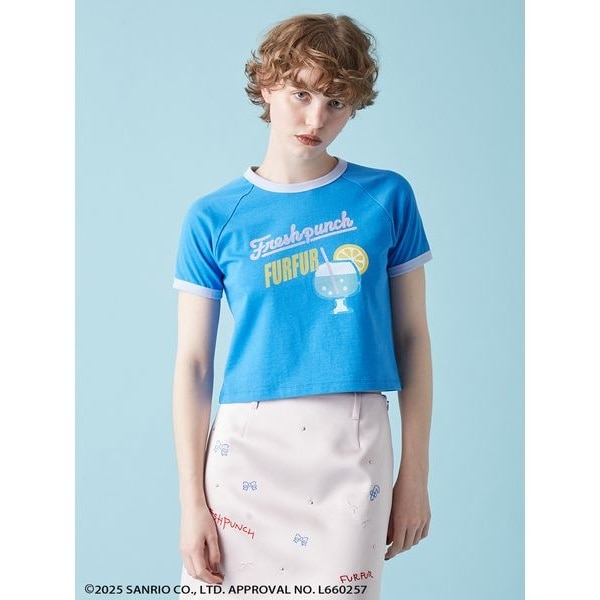 ■新品【IENA】A.P.C./アー・ペー・セー 別注 リンガーTシャツ 追加2》【A.P.C./アー・ペー・セー】別注 ビッグ ロゴ Tシャツ