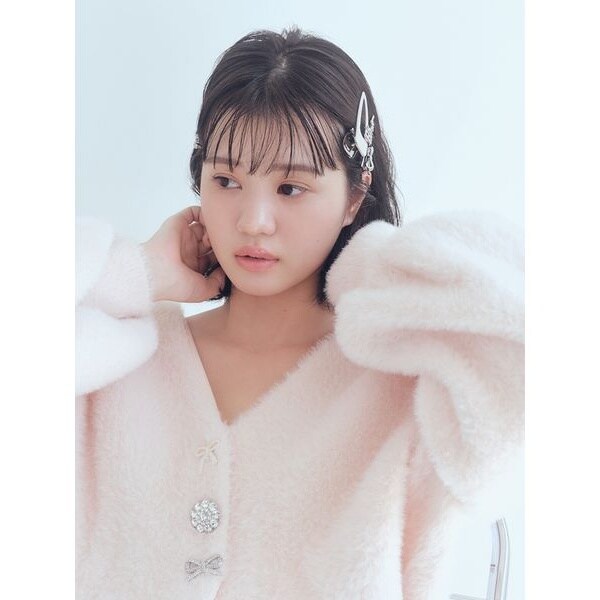 マルチビジューボタンフェザーカーディガン | ファーファー(FURFUR