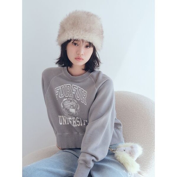 カレッジプリントスウェット