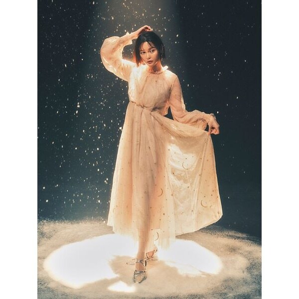 LILY BROWN×KEITA MARUYAMA】チュールフリルワンピース | リリー