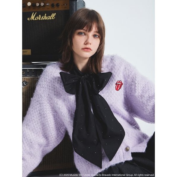 CELFORD×P.J. REDOUTEコラボ　モチーフカーディガン今期完売商品 CELFORD×P.J. REDOUTEコラボ】 モチーフカーディガン