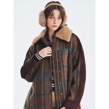 ファーファー(FURFUR)の2WAYエコファーカラーシャツコート