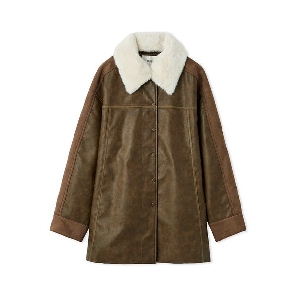 2WAYエコファーカラーシャツコート | ファーファー(FURFUR) | マルイ