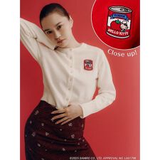 ファーファー(FURFUR)のHELLO KITTYワッペンカーディガン