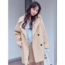 オーバーミドルトレンチコート