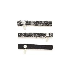 ツイード×ベロアヘアクリップセット