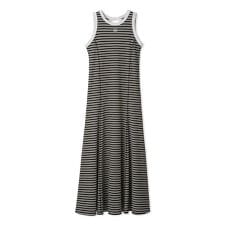 ロゴ刺繍ボーダーワンピース